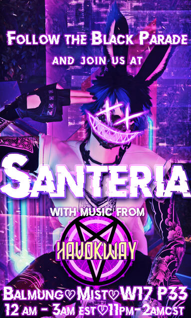 Havok Way Santeria Flyer