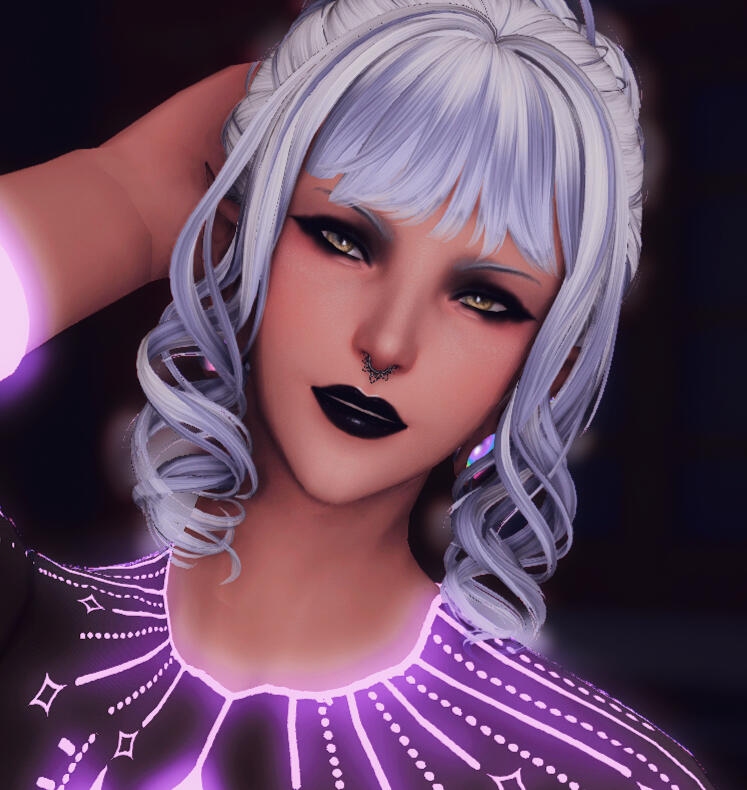 Basic Goth Makeup (Elezen)